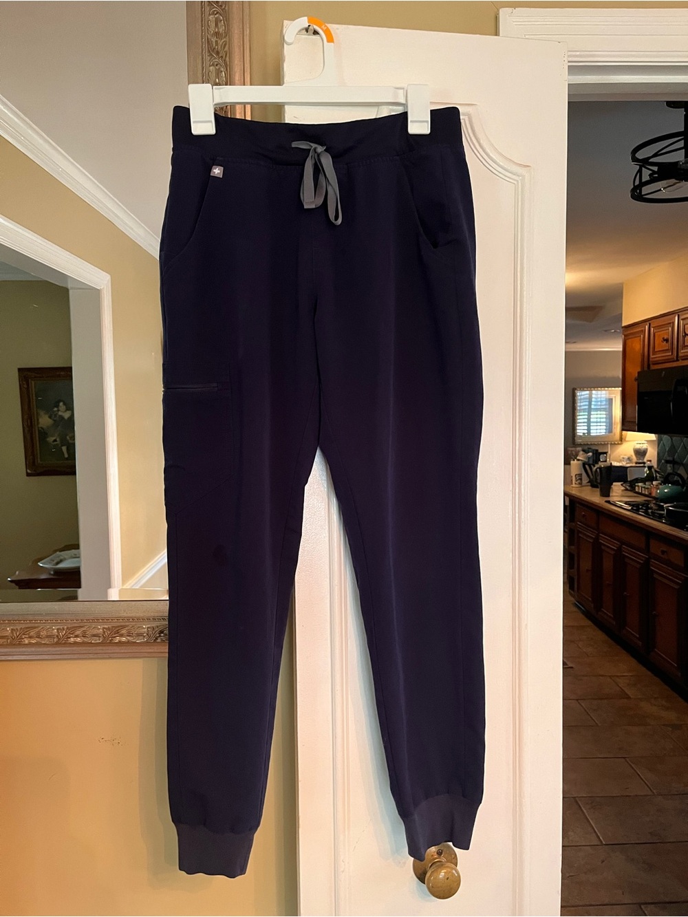 Figs Navy Blue Jogger Scrub Pants